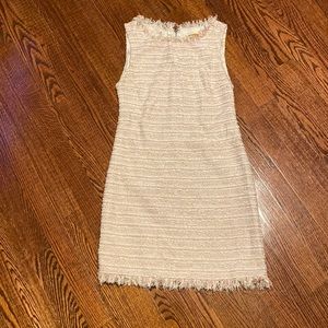 Alice + Olivia Pink Tweed Sparkle Dress